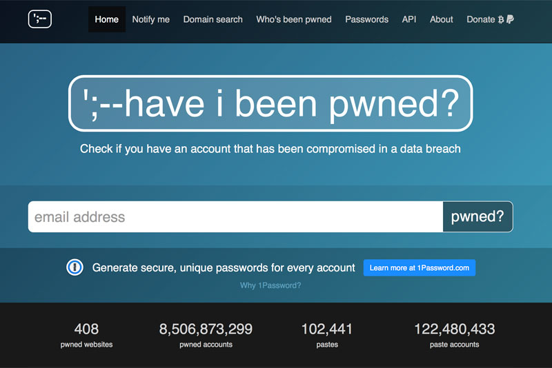 Check If Your Email Has Been Compromised In A Data Breach